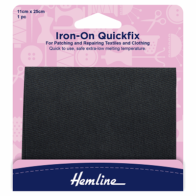 H692.GREY Grey 100% Cotton - Iron On Patch..